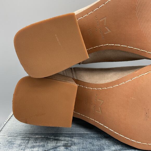 NEW Marc Fisher LTD Women’s Oshay Pointed Toe Bootie Tan Size 11M - Picture 9 of 10